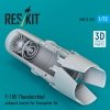 RESKIT RSU72-0331 F-105 Thunderchief exhaust nozzle for Trumpeter kit (3D Printed) (1/72)